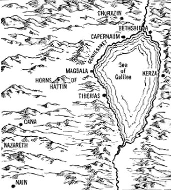 Map of Gennesaret